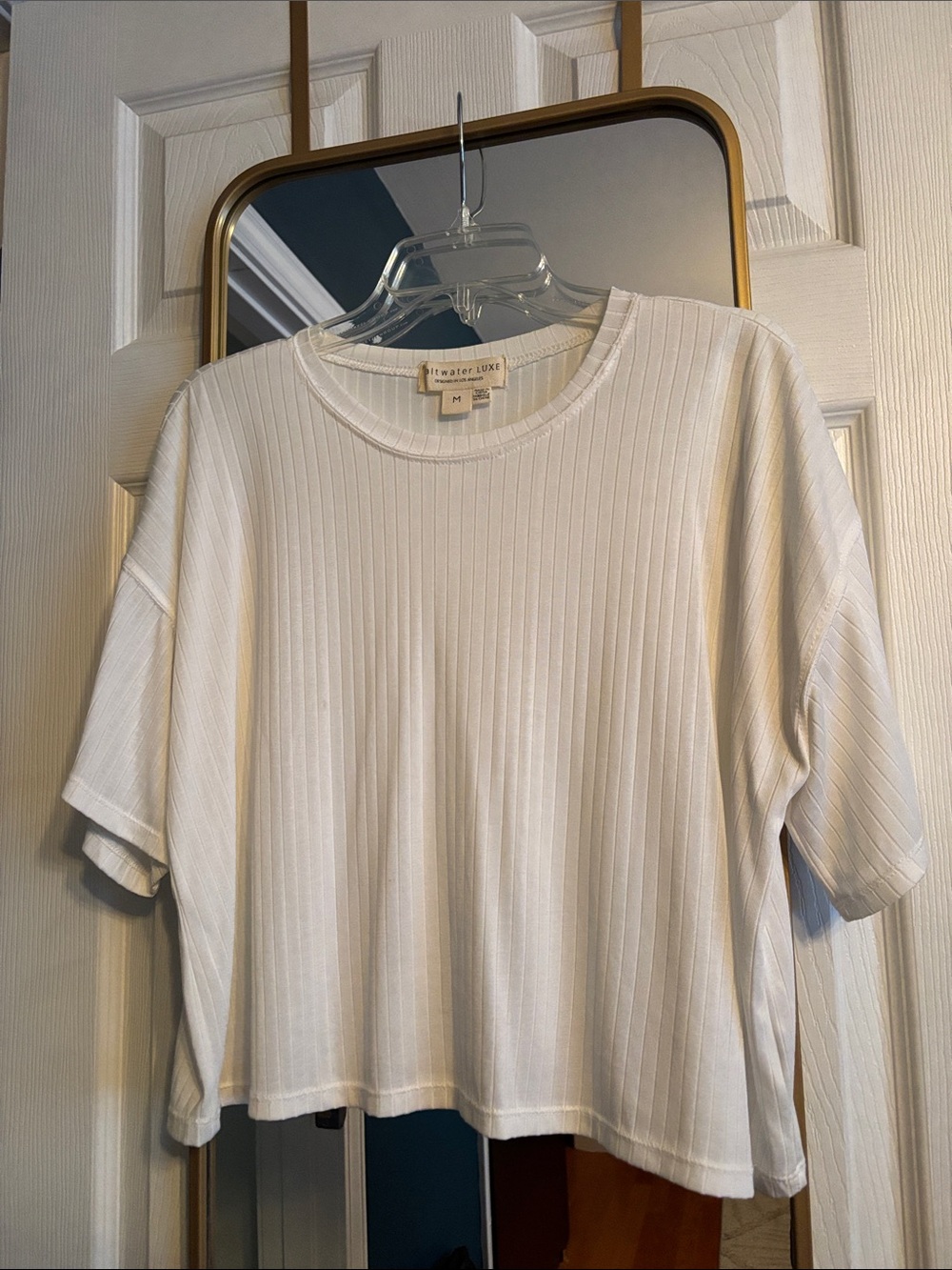 Saltwater Luxe white top